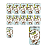 KIT 12 x Coconut milk - canned coconut drink without guar gum (17% fat) bio 400 ml