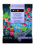 Sugar-free Candies with Lemon Balm, Lavender and Forest Fruits, with Stevia 50 g – Pure&Good