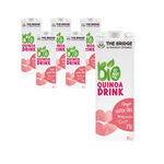 SET of 6 x Quinoa beverage with rice without added sugars gluten free bio 1 l - The Bridge