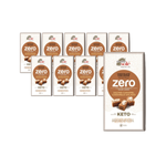 SET 10 x Milk chocolate without added sugar salted caramel with stevia KETO 100 g