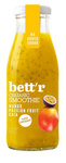 Smart Organic Cold-pressed Smoothie with Mango, Passion Fruit, and Chia, Organic, 250 ml – Bett'r
