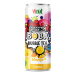 Popping Boba Bubble Tea with Mango Juice 320 ml – Vinut