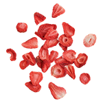 Freeze-dried strawberry slices 250 g – Tola