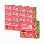 SET 14 x Mini cashew bars a'la raspberry tart 102 g - Dobra Kaloria