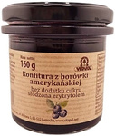 Blueberry jam sweetened with erythritol without sugar 160 g