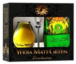 Organic Yerba Mate Set 400 g, matero, bombilla – Organic Mate Green