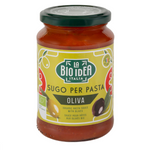 Organic Tomato Sauce with Olives 340 g – LA BIO IDEA