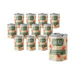 SET 12 x Chopped Peeled Organic Tomatoes 400 g / 240 g