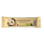 Fair Trade Organic Milk Chocolate Coated Bar with Coconut-Mango and Cereal Crisps Filling 33 g – Alce Nero