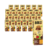 SET 24 x Apple and pear snack in Belgian milk chocolate with no added sugar gluten free 30 g - Bob Snail