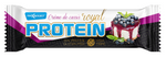 Blackcurrant flavored protein bar in white glaze gluten free 60 g - MAXSPORT