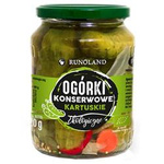 Organic Kartuskie Pickled Cucumbers 670 g (360 g) – Runoland