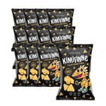 Cheese flavored corn nachos crisps GLuten free. BIO 30 g