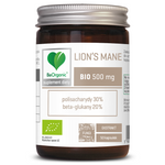 Lion’s Mane Organic Extract Food Supplement (500 mg) 50 Capsules – Be Organic