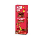 Bob Snail Choco Apple-Strawberry Snack in Belgian milk chocolate, no added sugars, gluten-free, 30 g