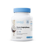 Caprylic acid (600 mg) gluten-free dietary supplement 60 capsules - OSAVI