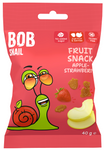 Snack roll apple - strawberry without added sugars gluten free 40 g - BOB SNAIL