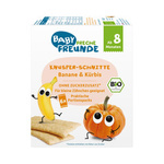 Multi-grain Wafers with Banana and Pumpkin 8+ months Organic (6 x 14 g) 84 g – Freche Freunde