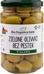 Organic Green Olives, Pitted, in Brine, 280 g (160 g) Jar – Bio Organica Italia