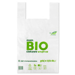 Compostable Carrier Bag with BIO Planet Logo (60 cm x 35 cm x 8.5 cm)