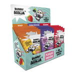 Bunny Ninja Fruit Roll Mix Set 3x6 pcs 6x Apple/Raspberry/Blackcurrant 6x Apple/Strawberry/Banana 6x Apple/Mango - Bunny Ninja