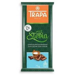 Milk chocolate with stevia 75 g – Trapa