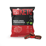 Strawberries in dark chocolate without added sugar keto bio 40 g - Cocoa