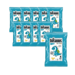 SET 10 x Dinosaurs corn crisps with sea salt GLASS FREE. BIO 4x15 g