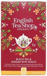 Organic Black Tea with Ginger and Peach (20 Tea Bags) 40 g – English Tea Shop