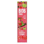 Stripe Snack Apple & Strawberry, No Added Sugars, Gluten-Free, 14 g - Bob Snail – Eco-Snack