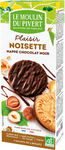 Organic Dark Chocolate Coated Hazelnut Cookies 130 g – Le Moulin du Pivert