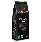 Mount Hagen 100% Arabica Barista Crema Fair Trade Organic Whole Bean Coffee 500 g