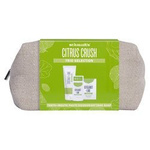 Bergamot-Lime Set with Cosmetic Bag: Deodorant 58 ml, Toothpaste 100 ml, Soap 142 g – Schmidts