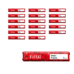 SET of 18 x Milk chocolate bar with nougat filling with wafer pieces BIO 40 g - Vivani