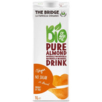 Almond drink 6% no added sugars gluten free bio 1 l - The Bridge