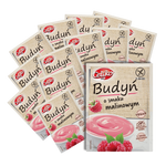 SET 25 x Gluten-free raspberry flavored pudding 40 g - Celiko