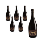 SET 6 x Champagne Kombucha On Oak Petals with Chocolate Flavor Bio 750 ml - Kombucha By Laurent