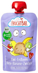 Kiwi, Strawberry, Pear, Banana, Organic Wheat Rusks Puree 100 g – Fruchtbar