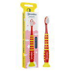 Nordics Children's Rocket Toothbrush, 10500 Super Soft, Red-Yellow