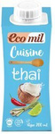 Ecomil Organic Thai Coconut Cooking Cream, Gluten-Free, 200 ml