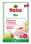Holle Organic Gluten-Free Raspberry-Banana Milky Rice Cereal, No Added Sugars, From 6 Months, 200 g