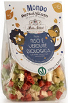 Pasta (rice tricolor) for children dinosaurs gluten free bio 250 g - Pasta Natura