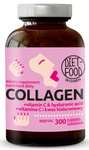 Collagen with hyaluronic acid and vitamin C dietary supplement 300 tablets - Diet-food