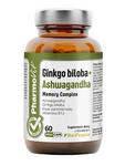 Ginkgo biloba + Ashwagandha Memory Complex dietary supplement 60 capsules - Pharmovit (Clean Label)