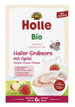 Holle Organic Strawberry & Apple Milk Oat Porridge, No Added Sugars, From 6 Months, 250 g