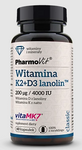Vitamin K2 + D3 gluten-free dietary supplement 60 capsules - Pharmovit (Classic)