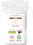 Bocoton Organic Oval Cotton Pads, 40 pcs.