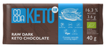 Keto chocolate with mct oil without added sugar BIO 40 g - Cocoa