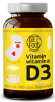 Vitamin D3 (100 µg) dietary supplement 180 capsules - Diet-Food