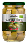 Organic Pitted Green Olives in Brine 280 g - Vitaliana